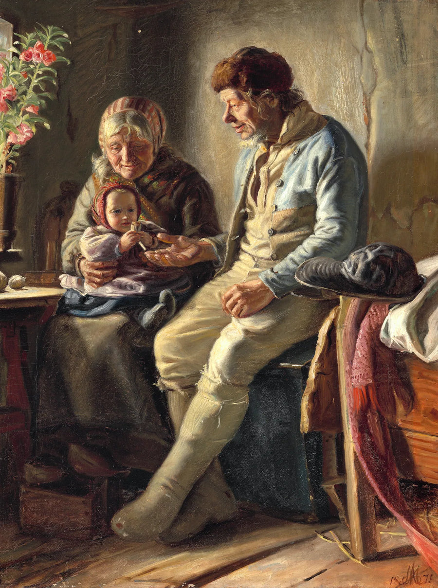 The grandparents. -Michael Peter Ancher