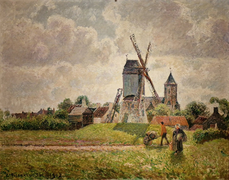 The Old Mill of Knokke - Camille Pissarro
