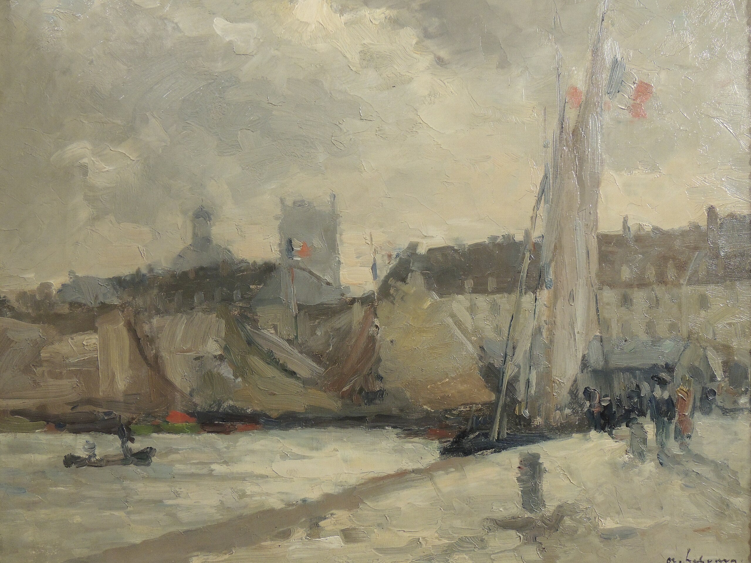 Le vieux port de Dieppe - Albert Lebourg