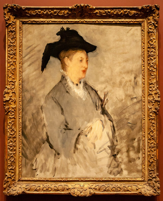 Reproduction du tableau « Madame Édouard Manet (Suzanne Leenhoff, 1830-1906) - Édouard Manet » par Alpha Reproduction en peinture à l’huile
