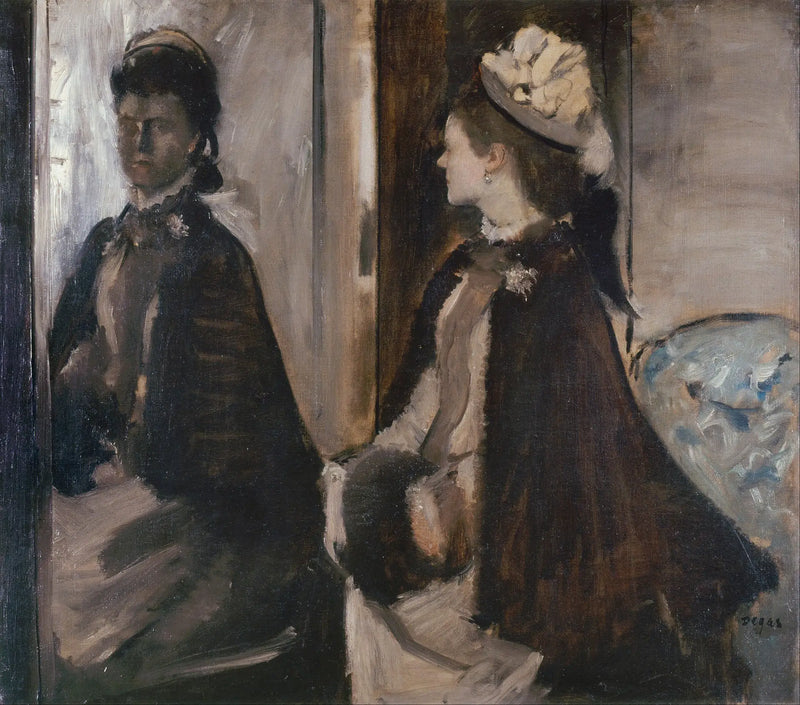 Madame Jeantaud at the Mirror - Edgar Degas