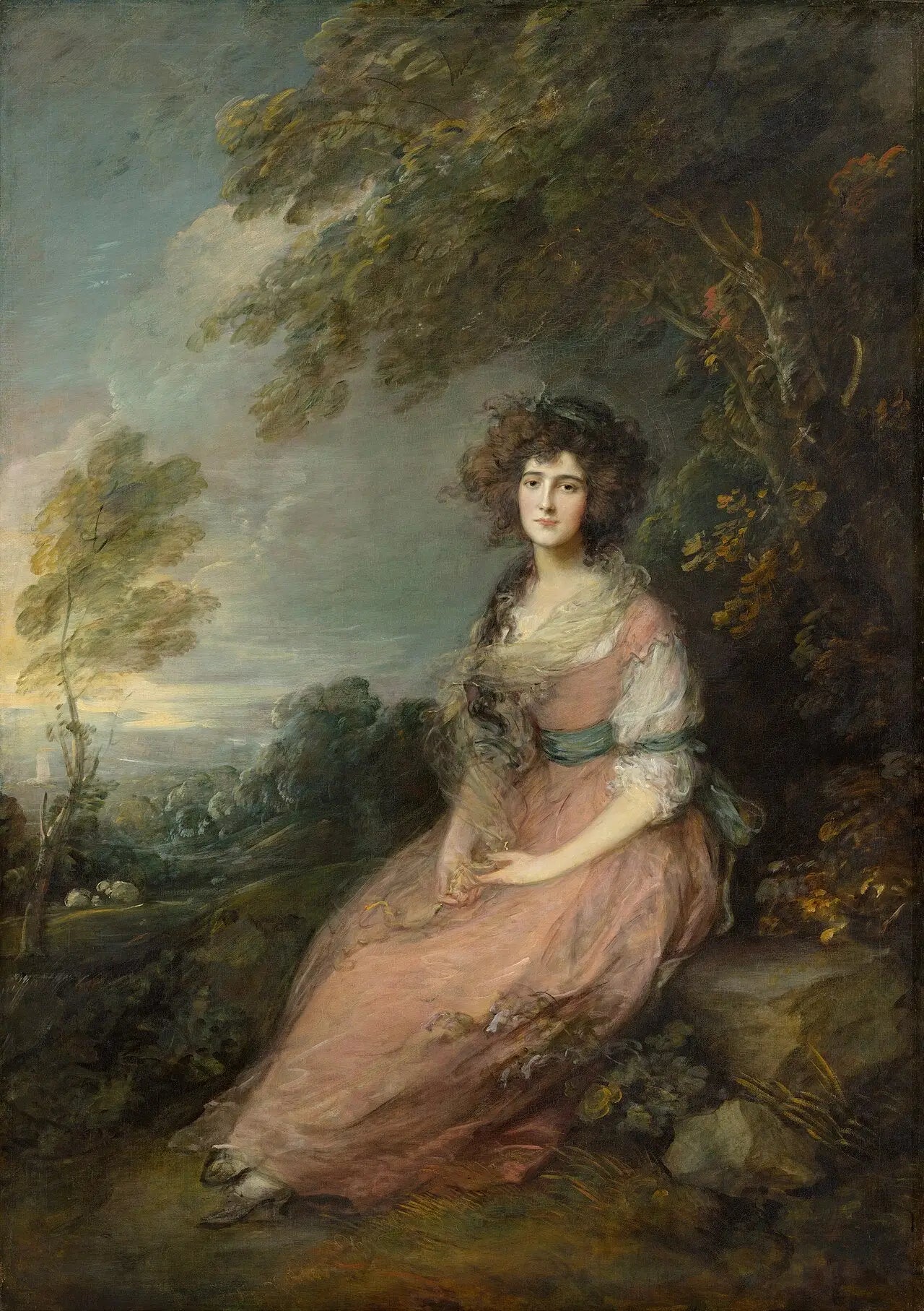Madame Richard Brinsley Sheridan - Thomas Gainsborough - Alpha Reproduction