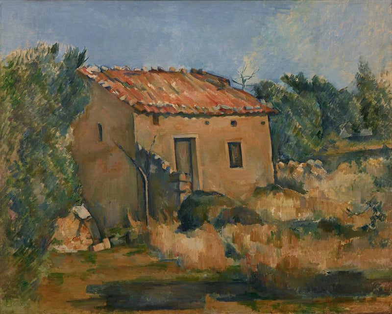 House in the Aix-en-Provence Countryside - Paul Cézanne