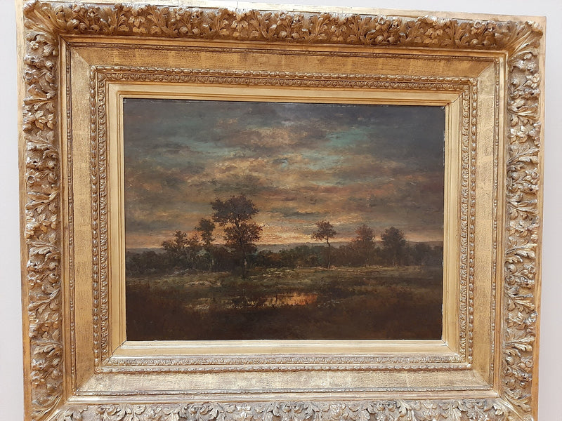 Mare et lisière de bois - Théodore Rousseau