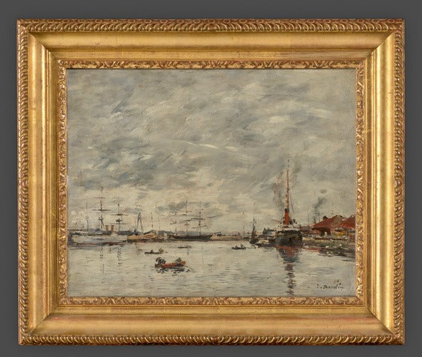 Marine in Gray Weather - Eugène Boudin
