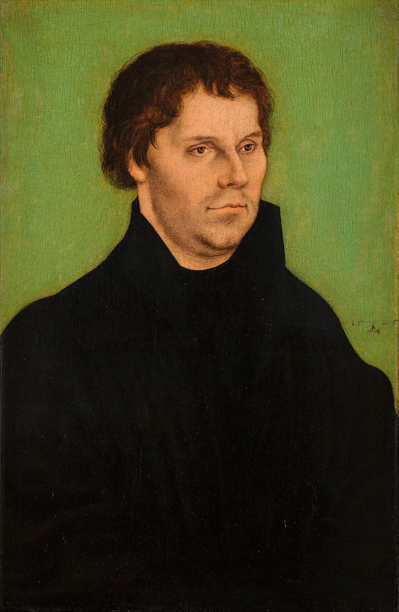 Martin Luther, half-length, turned to the right - Lucas Cranach the Elder