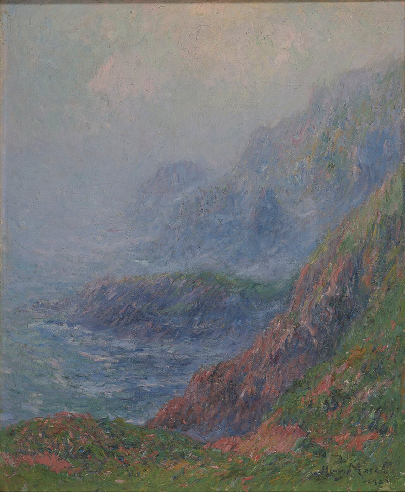 Foggy morning on Ouessant - Henry Moret
