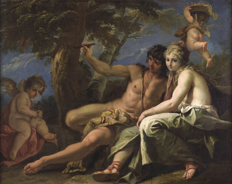 Médor and Angélique - Sebastiano Ricci
