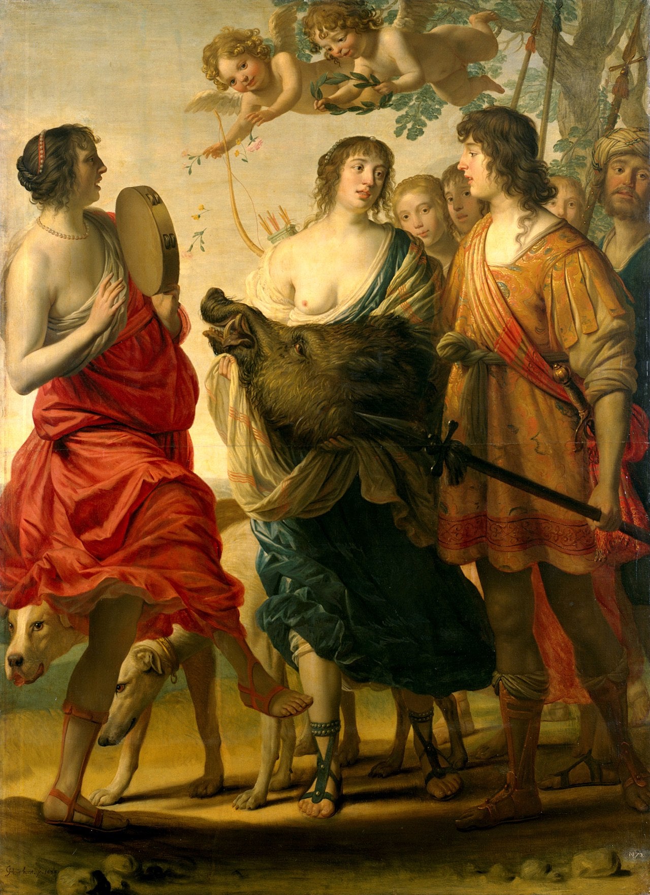 Méléagre et Atalante - Gerrit van Honthorst - Alpha Reproduction
