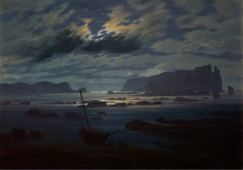 North Sea by Moonlight - Caspar David Friedrich