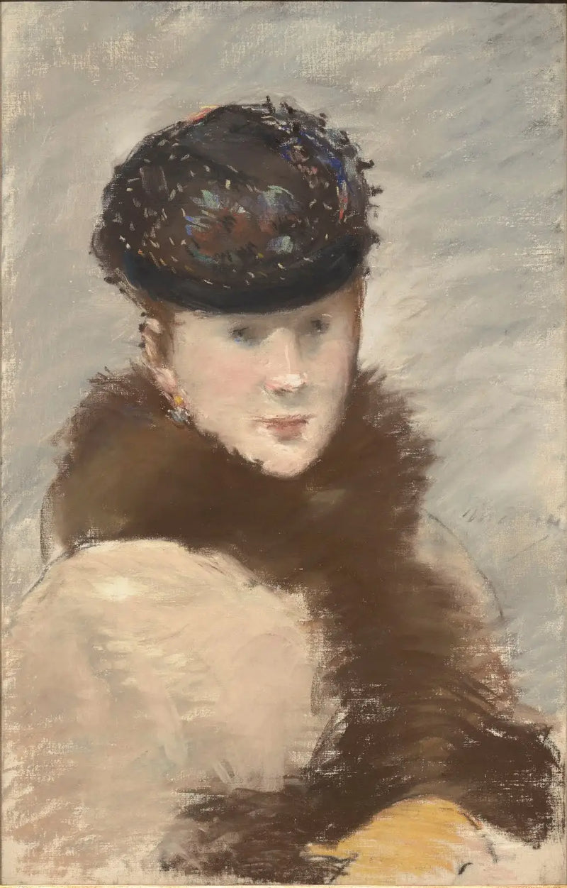 Méry Laurent in the Little Hat - Édouard Manet