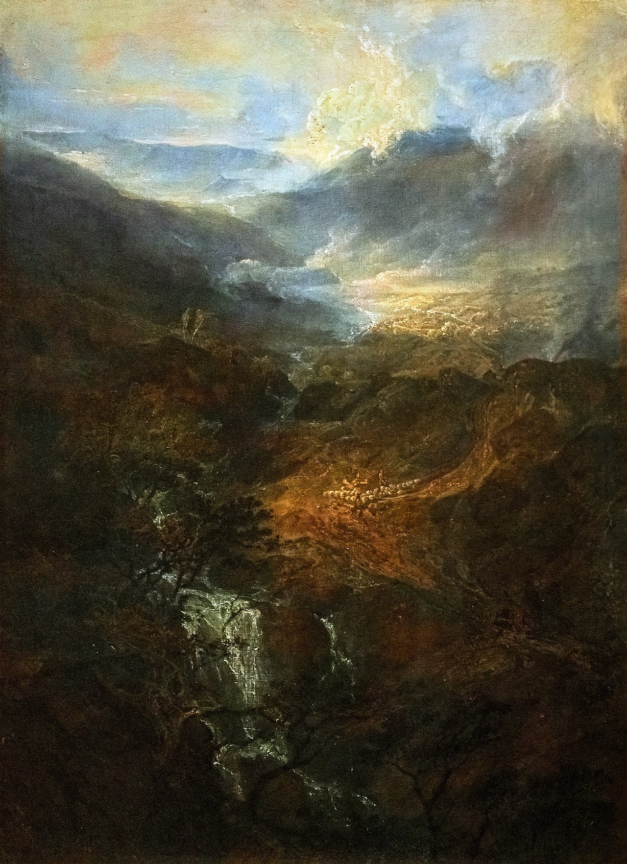 Morning amongst the Coniston Fells, Cumberland - J. M. W. Turner