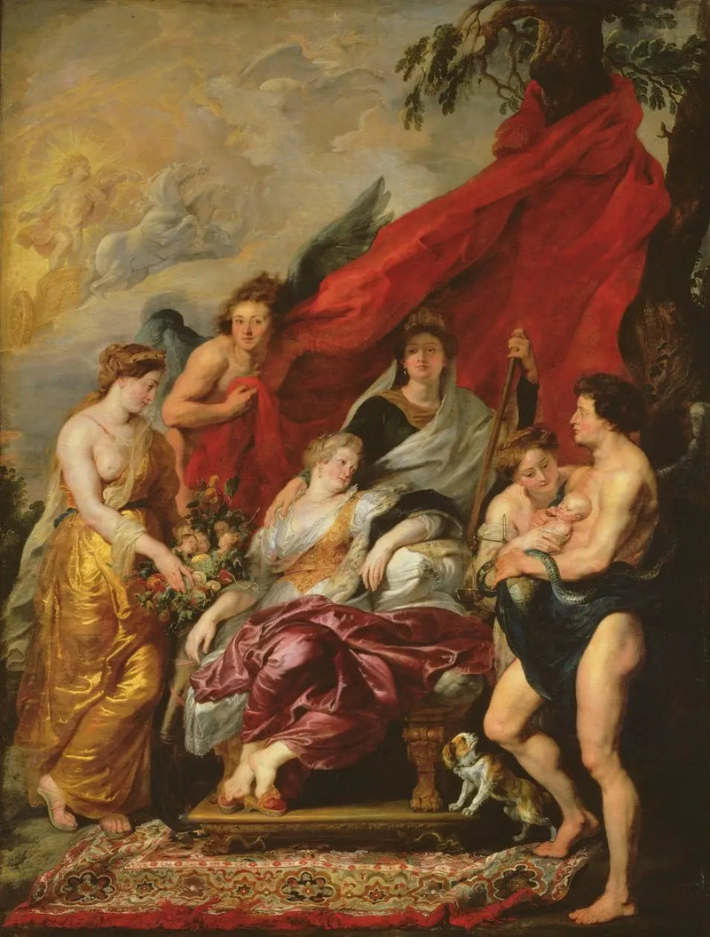 Birth of Louis XIII - Peter Paul Rubens