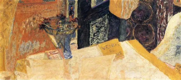 Still Life with Bouquet of Flowers or The Venus of Cyrene - Pierre Bonnard