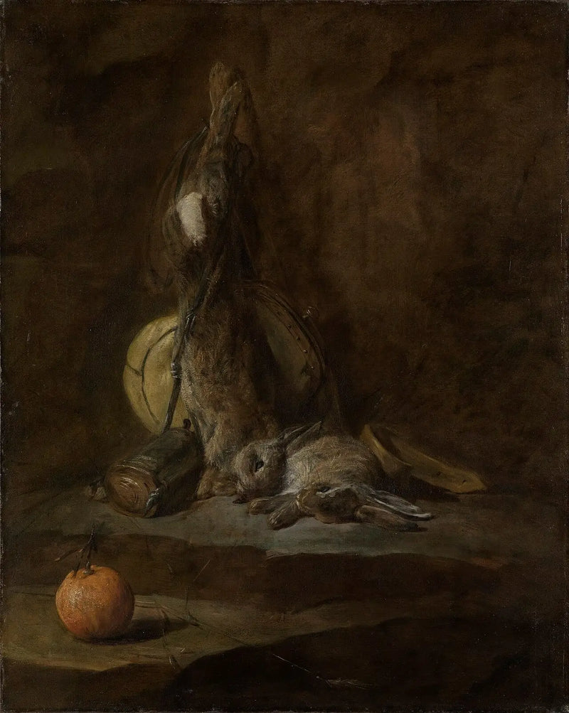 Still life with dead rabbits - Jean Siméon Chardin