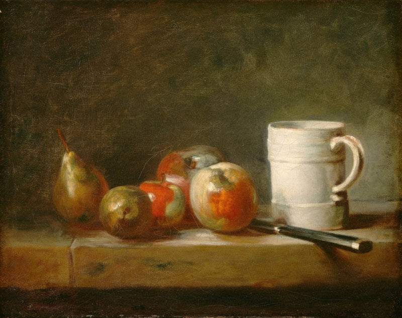 Still life with a white cup - Jean Siméon Chardin