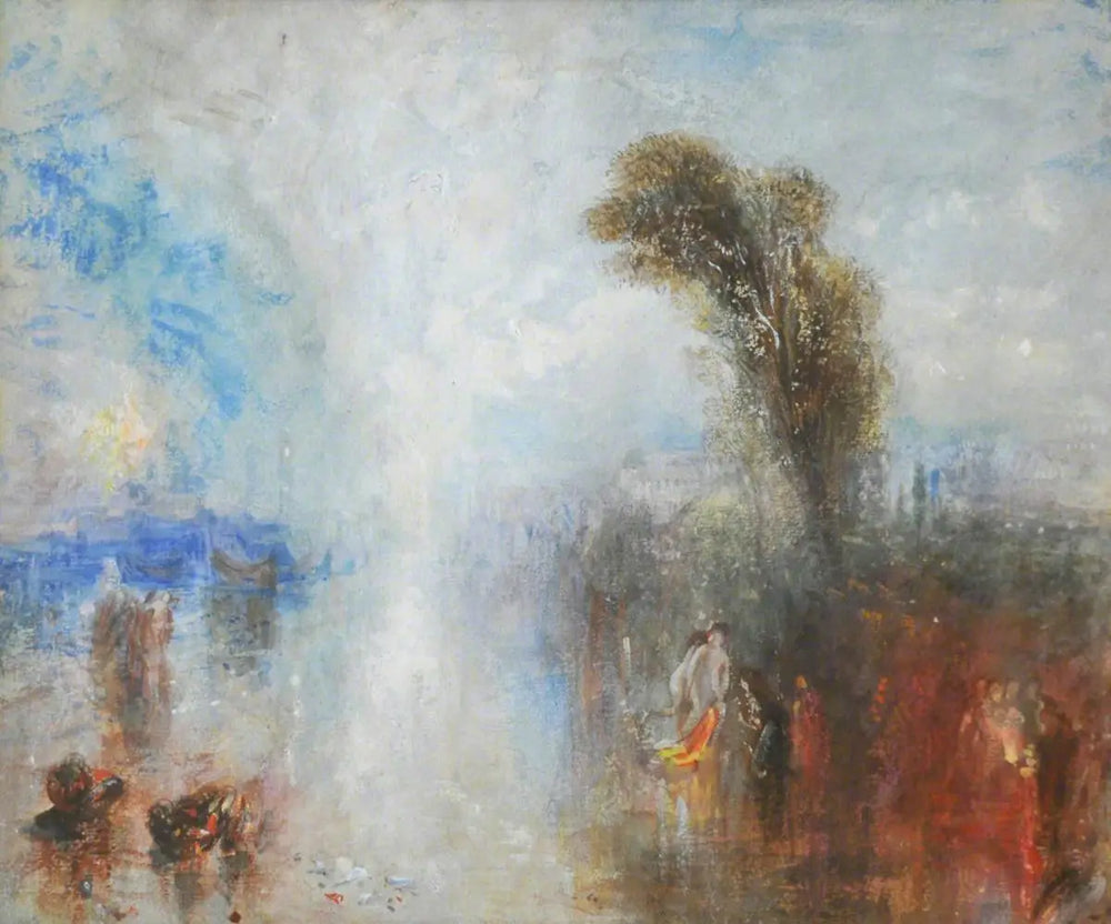Neapolitan Fisher-Girls Surprised Bathing by Moonlight - J. M. W. Turner - Alpha Reproduction