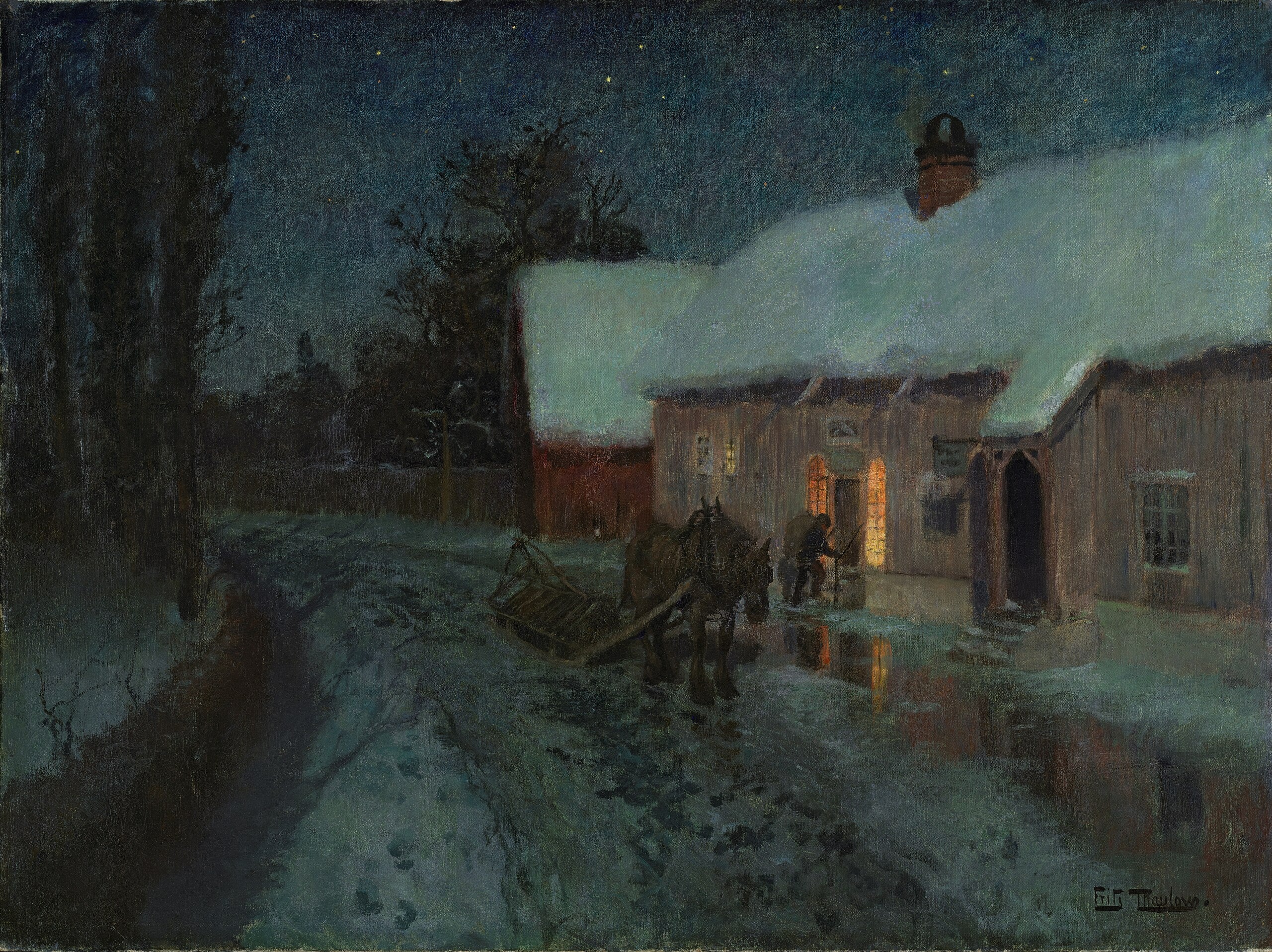 Night - Frits Thaulow