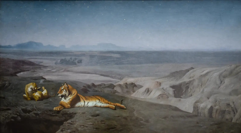 Night in the Desert - Jean-Léon Gérôme