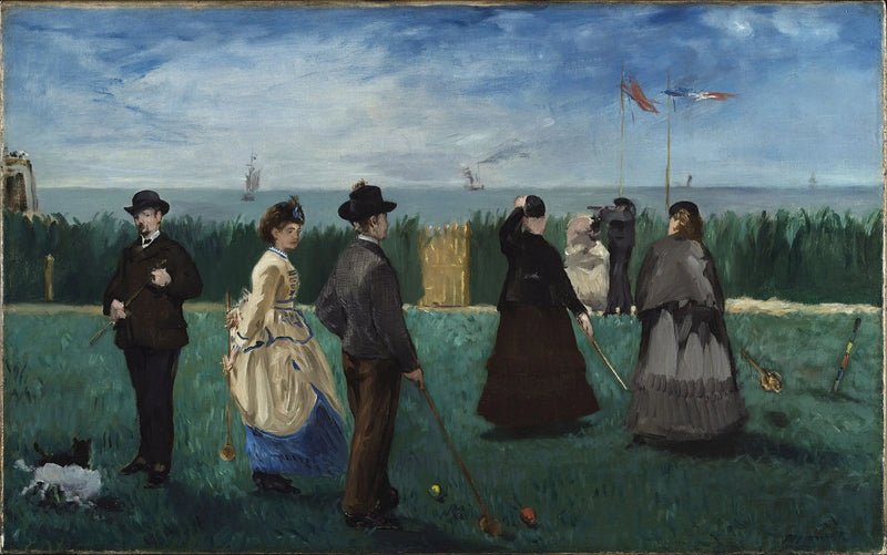 Croquet Game in Boulogne-sur-Mer - Édouard Manet