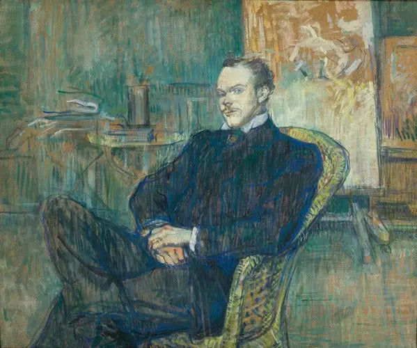 Reproduction du tableau « Paul Leclercq - Henri de Toulouse-Lautrec » par Alpha Reproduction en peinture à l’huile