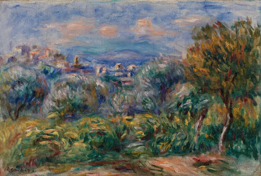 Reproduction du tableau « Paysage - Pierre-Auguste Renoir » par Alpha Reproduction en peinture à l’huile