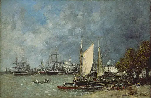 Landscape in Bordeaux - Eugène Boudin