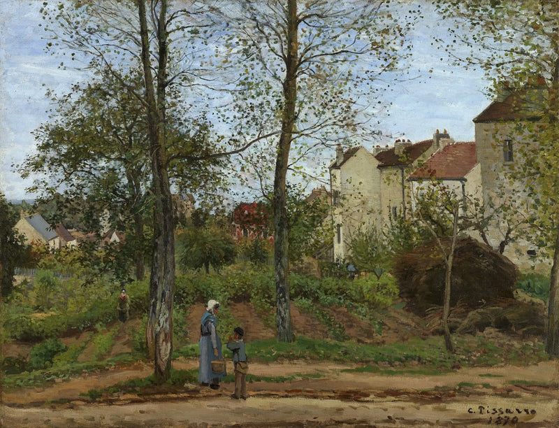 Landscape at Louveciennes, Autumn - Camille Pissarro
