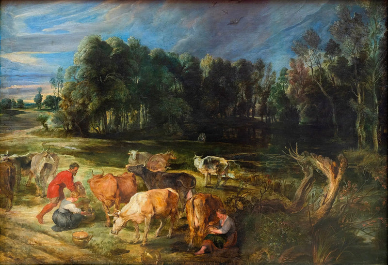 Landscape with Livestock - Peter Paul Rubens