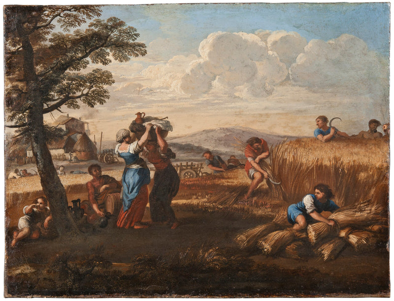 Landscape with Harvest - Pietro da Cortona