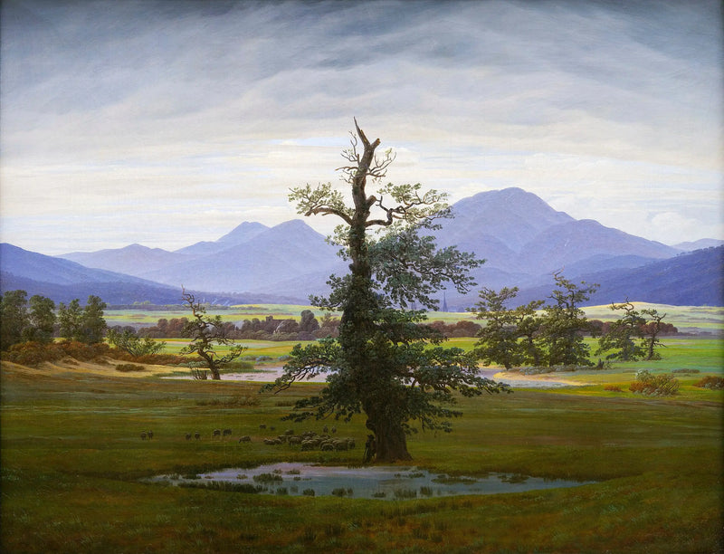 Country Landscape, in the Morning - Caspar David Friedrich