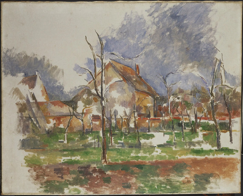 Winter Landscape (Giverny) - Paul Cézanne