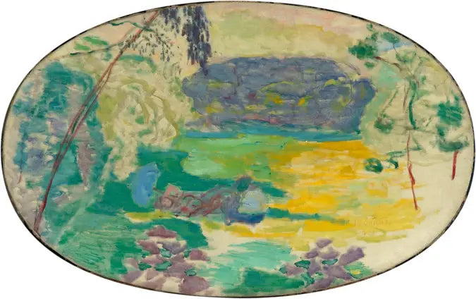 Reproduction du tableau « Paysage décoratif - Pierre Bonnard » par Alpha Reproduction en peinture à l’huile
