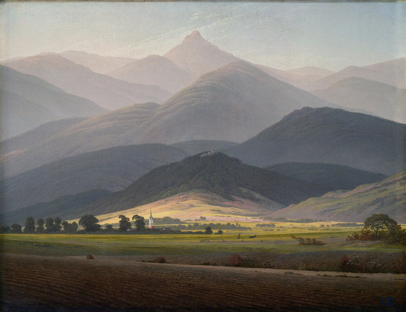 Mountain Landscape - Caspar David Friedrich