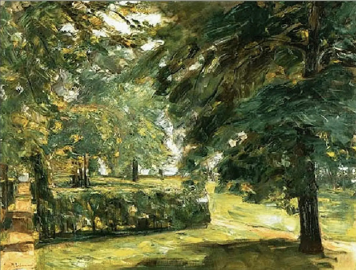 Paysage de parc (Les jardins de haies de Wannsee à l’est) - Max Liebermann - Alpha Reproduction