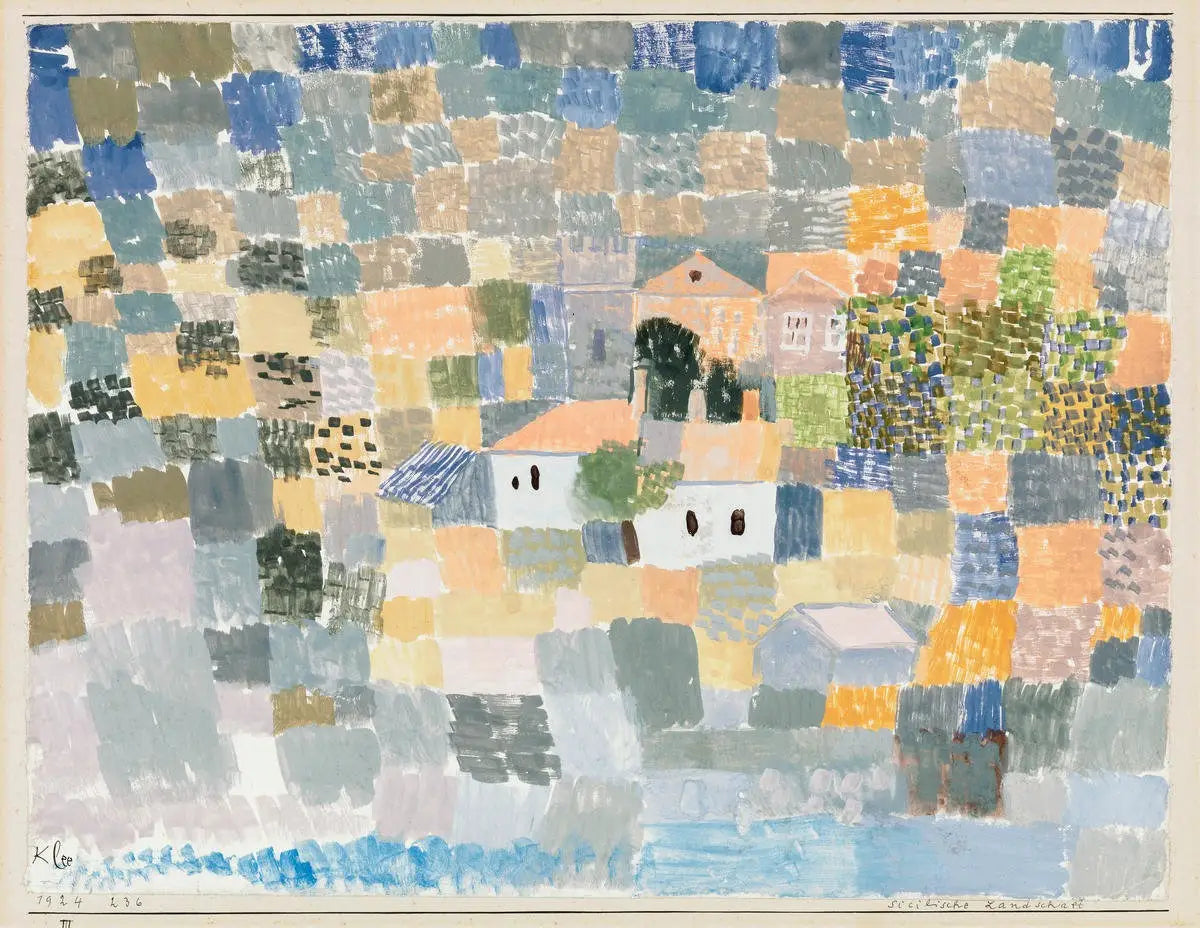 Paysage sicilien (Sicilische Landschaft) - Paul Klee - Alpha Reproduction