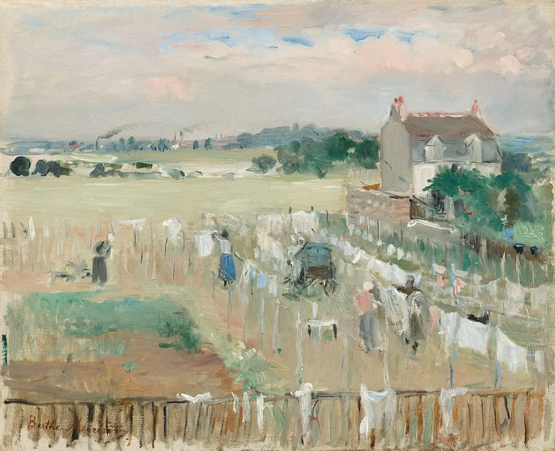 Washerwomen at the Perche - Berthe Morisot