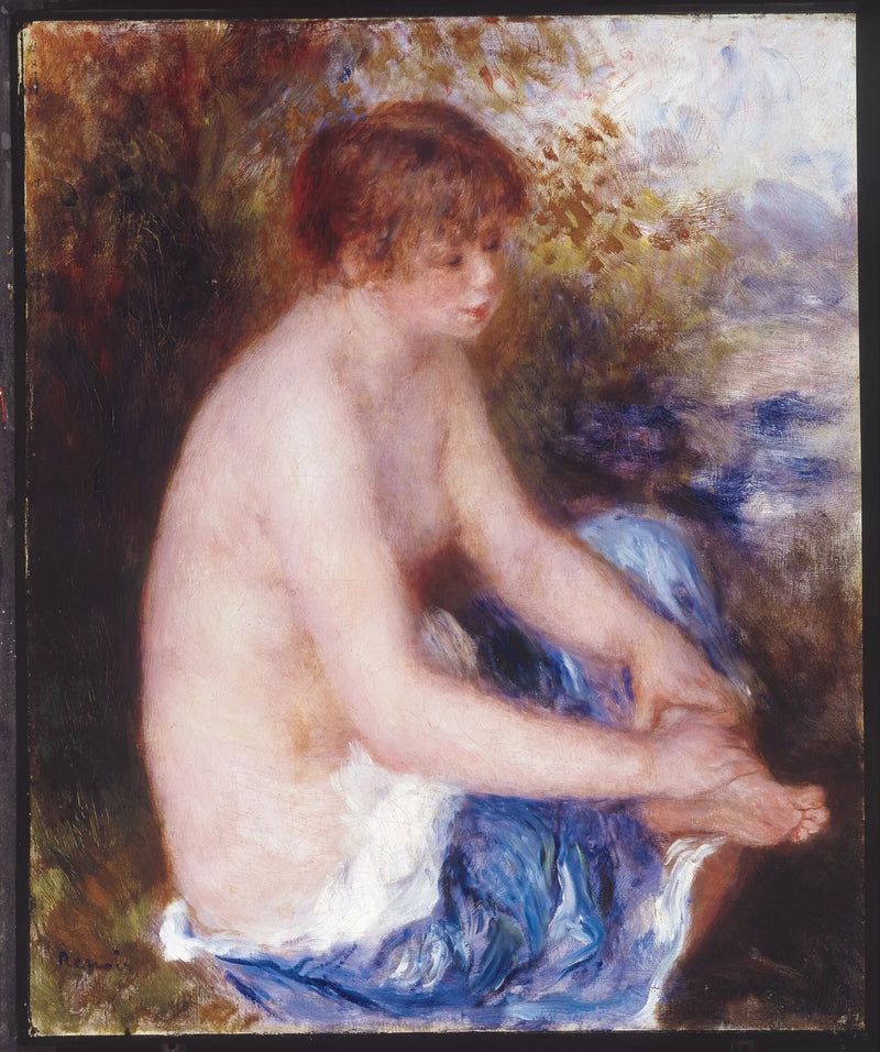 Small Blue Nude - Pierre-Auguste Renoir