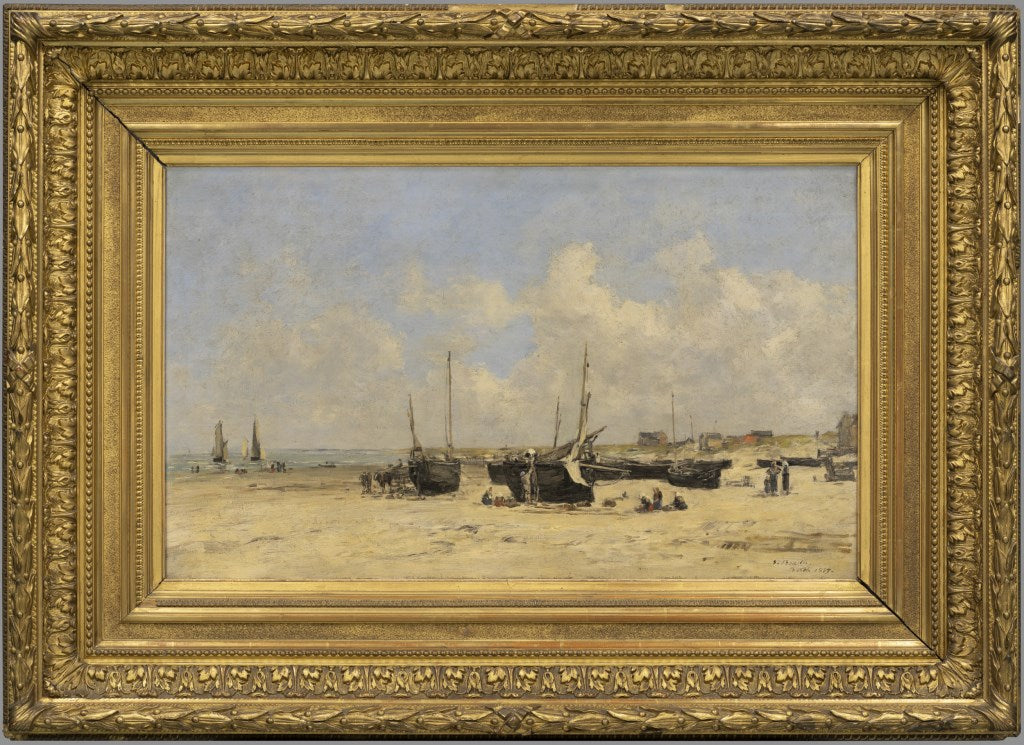 Berck Beach at Low Tide - Eugène Boudin