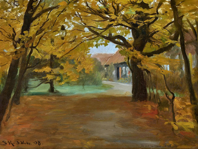 Skagen Plantation. - Peder Severin Krøyer