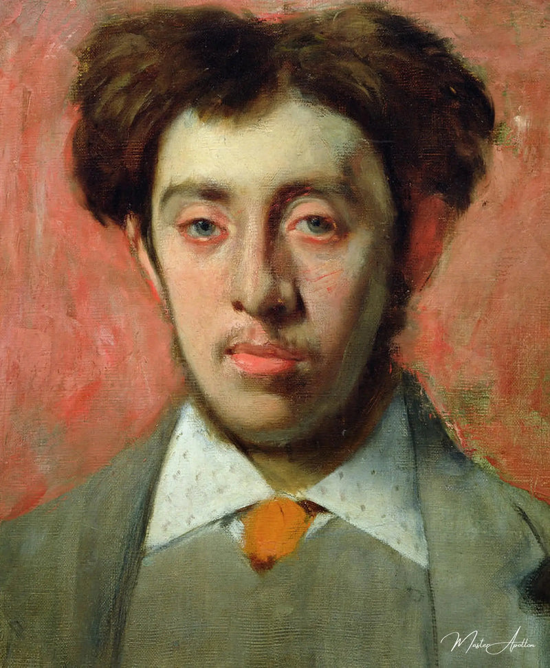 Portrait of Alberto Mélida - Edgar Degas
