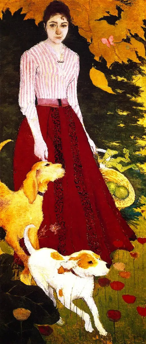 Portrait of Andrée Bonnard, sister of the artist - Pierre Bonnard