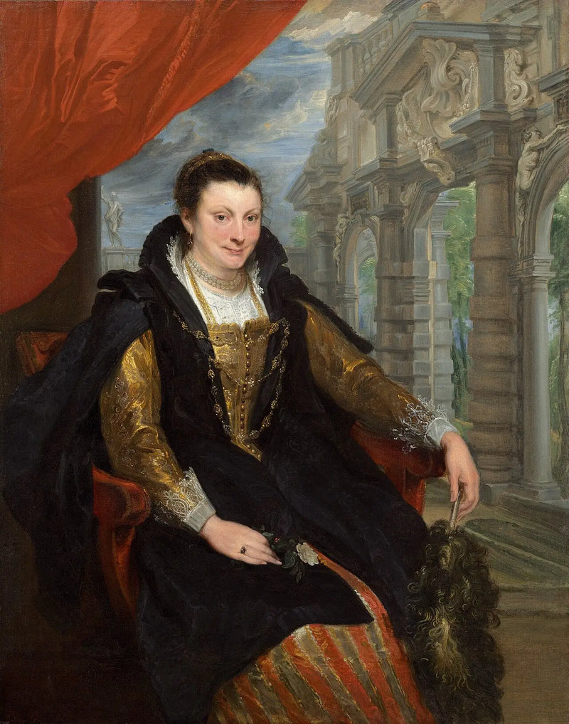 Portrait of Isabella Brant - Antoine van Dyck
