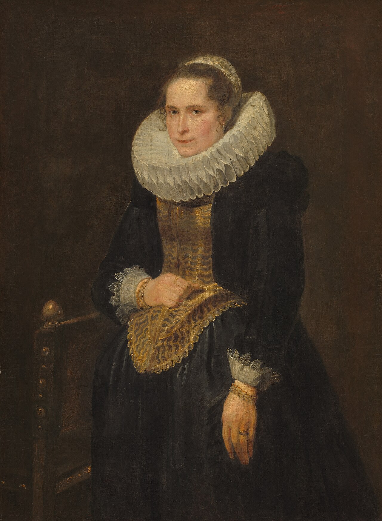 Portrait d'une dame flamande - Antoine van Dyck