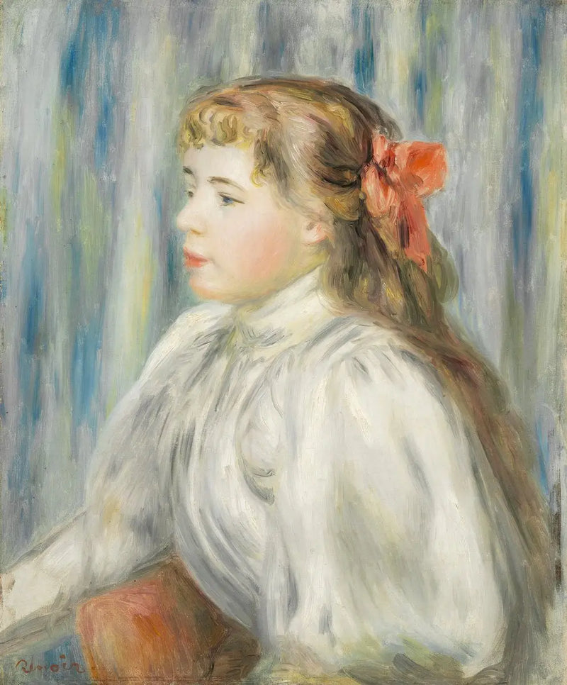 Portrait of a Young Woman - Pierre-Auguste Renoir