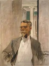 Portrait of Charles M. Kurtz, founding director of the Albright Art Gallery (1905-1909) - Joaquín Sorolla