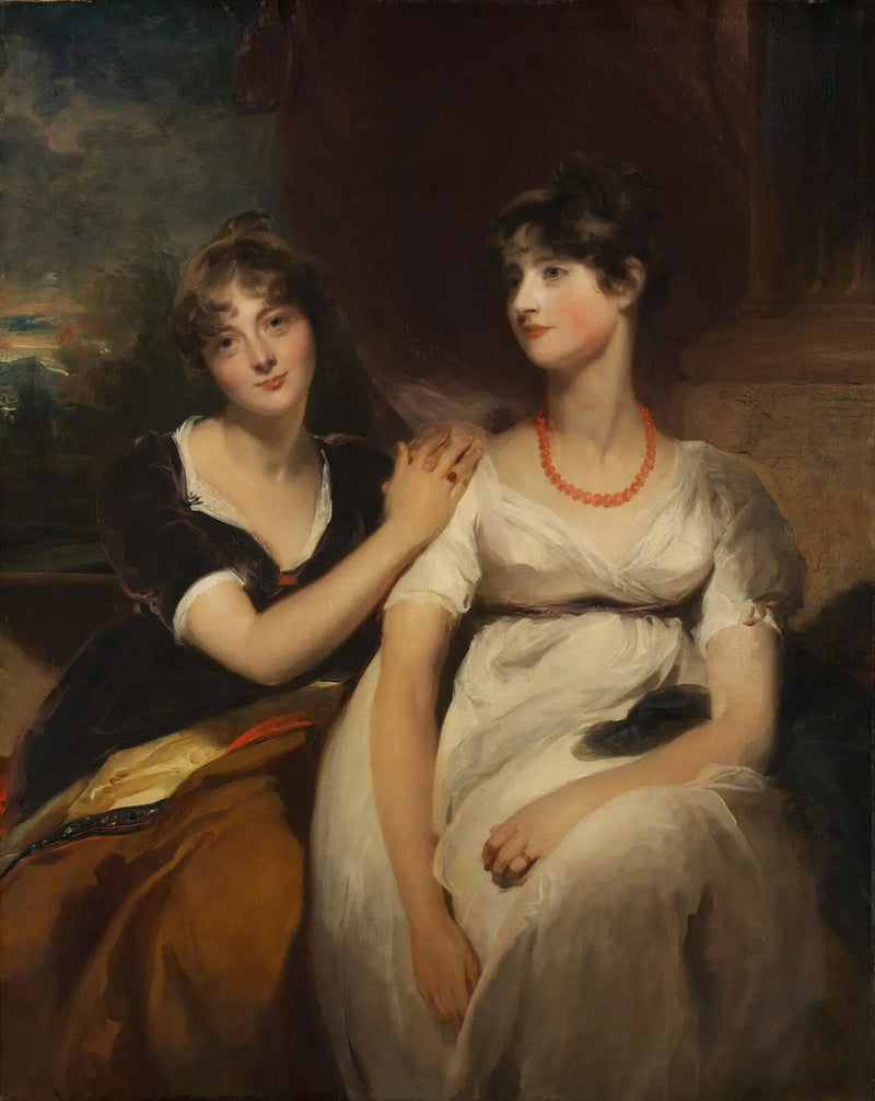Portrait of Charlotte and Sarah Carteret-Hardy - Thomas Lawrence
