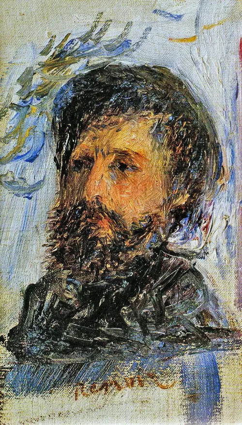 Portrait of Claude Monet - Pierre-Auguste Renoir