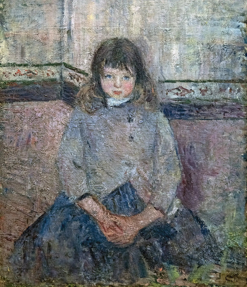 Portrait of Félix Pissarro in Skirt - Camille Pissarro