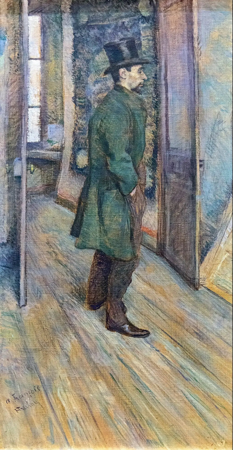 Portrait of François Gauzi - Henri de Toulouse-Lautrec